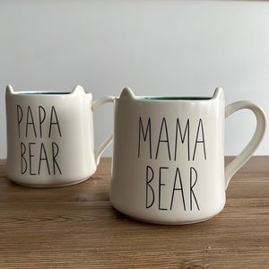 Mama Bear & Papa Bear Mug Set